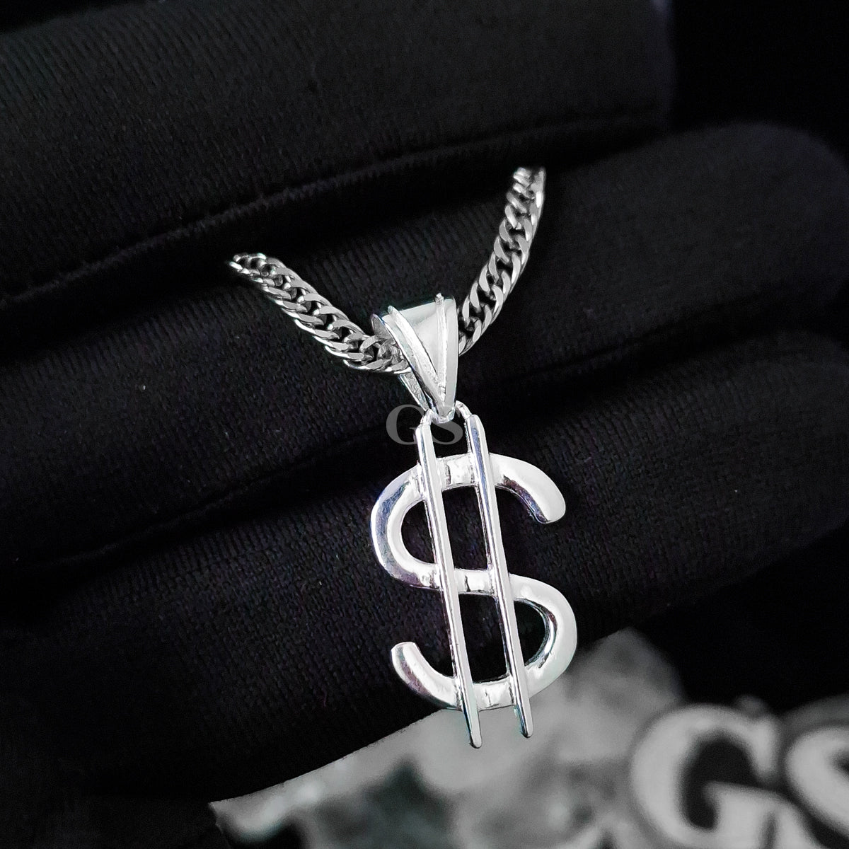Silver Dolla' Necklace Set