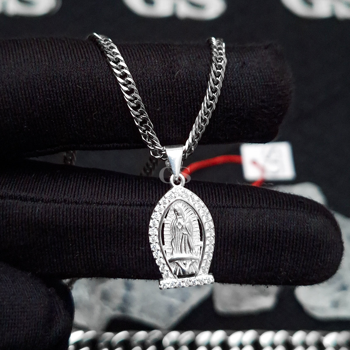 Silver Guadalupe 2 Necklace Set