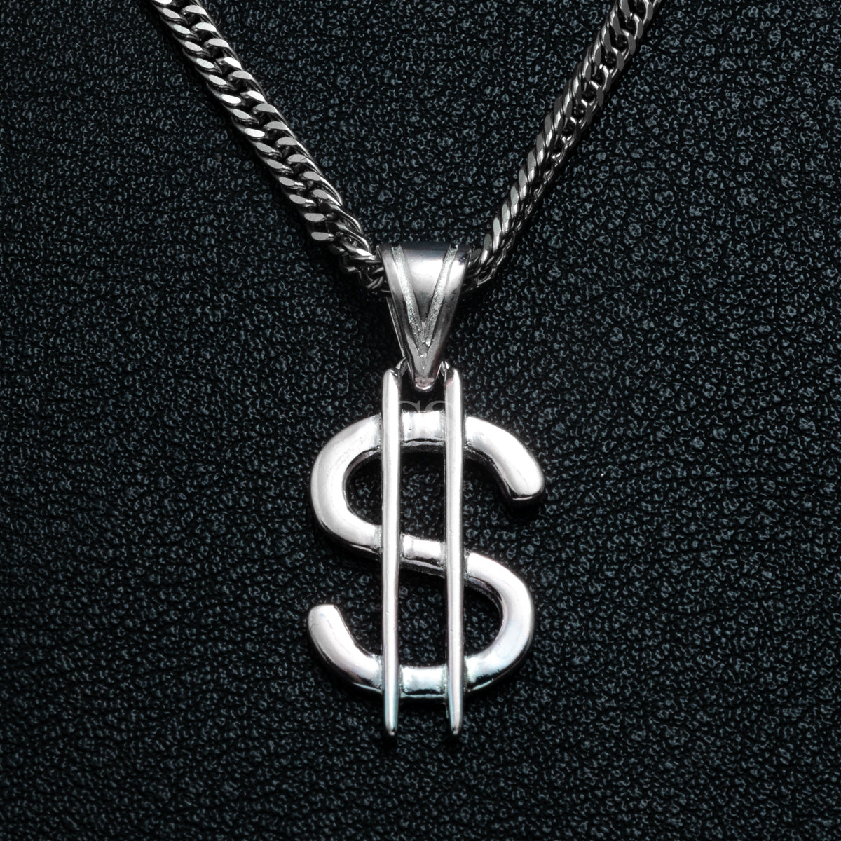 Silver Dolla' Necklace Set