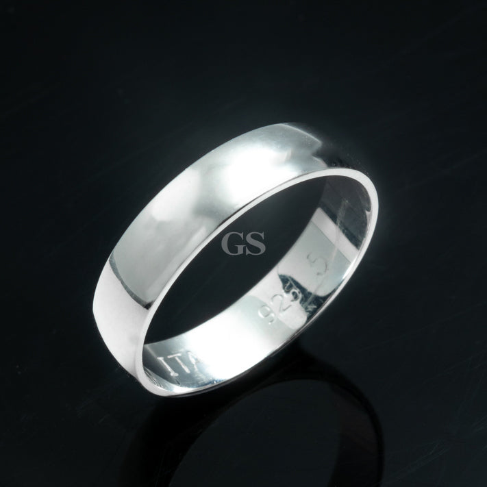 Silver Iced Band Ring