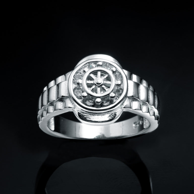 Silver Sailor Presidential Ring