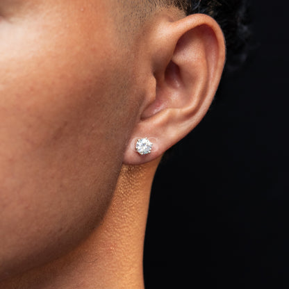 Silver Round Stud