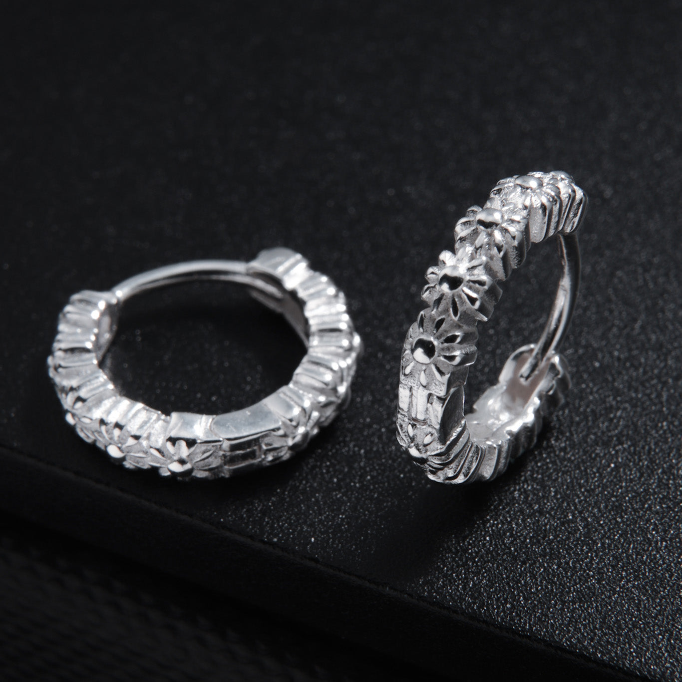 Silver Sola Hoop