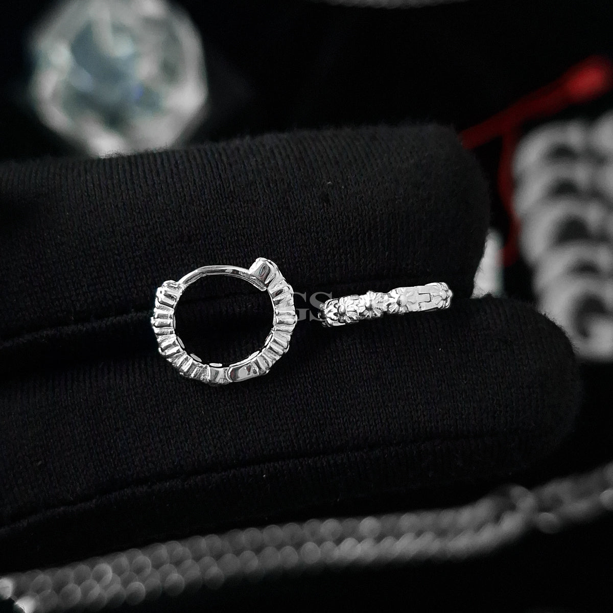 Silver Sola Hoop