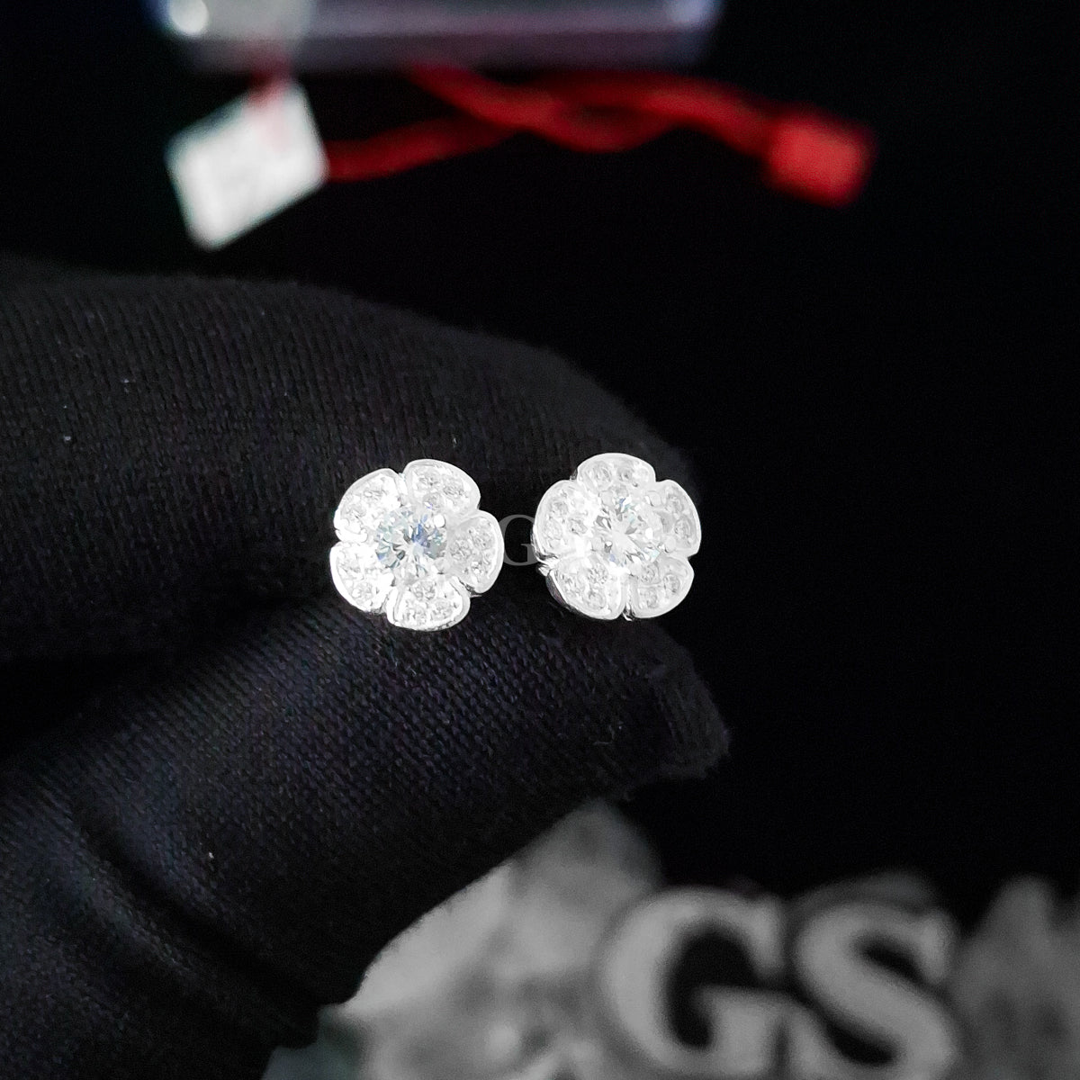 Silver Bloom Stud
