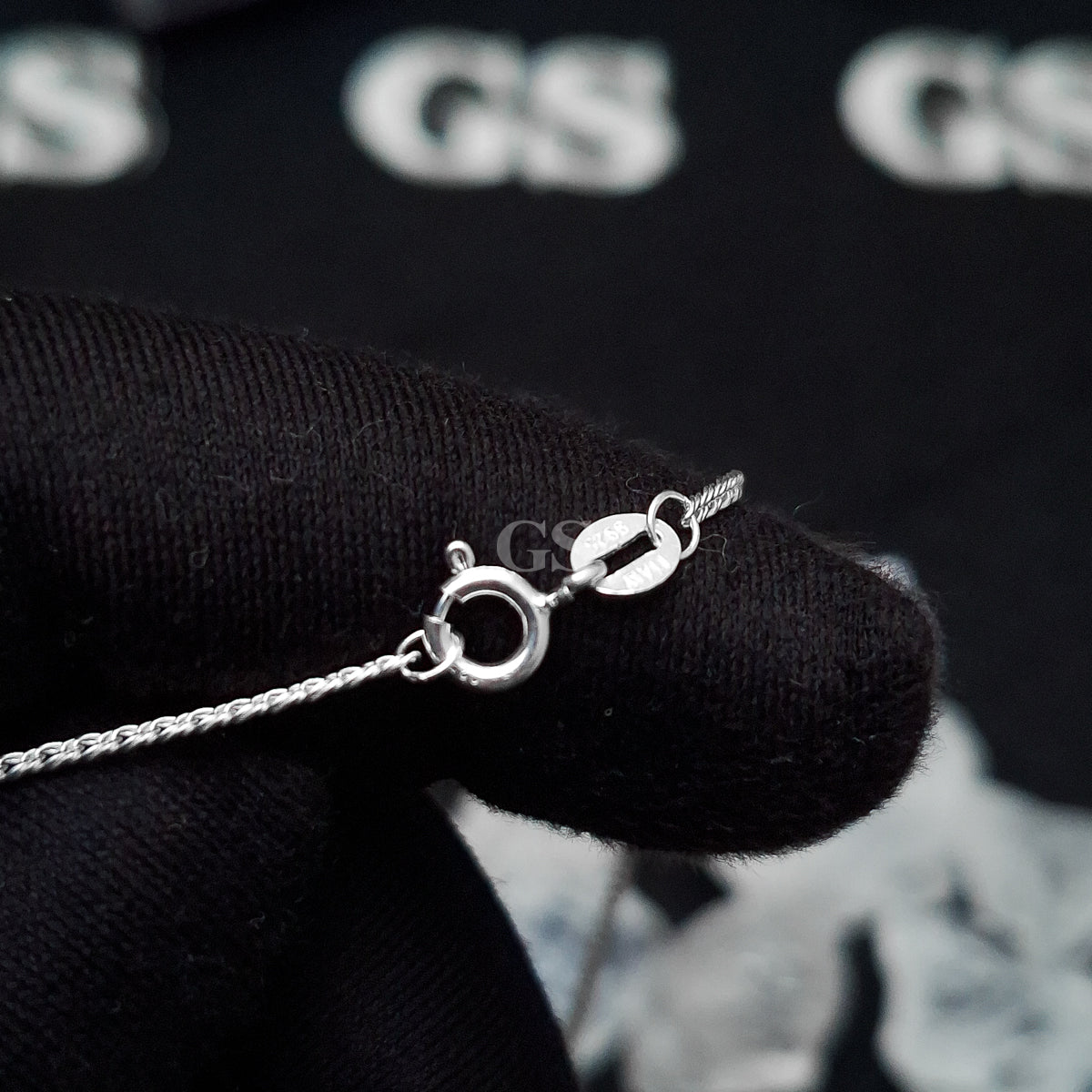 Silver 1mm Cuban Necklace