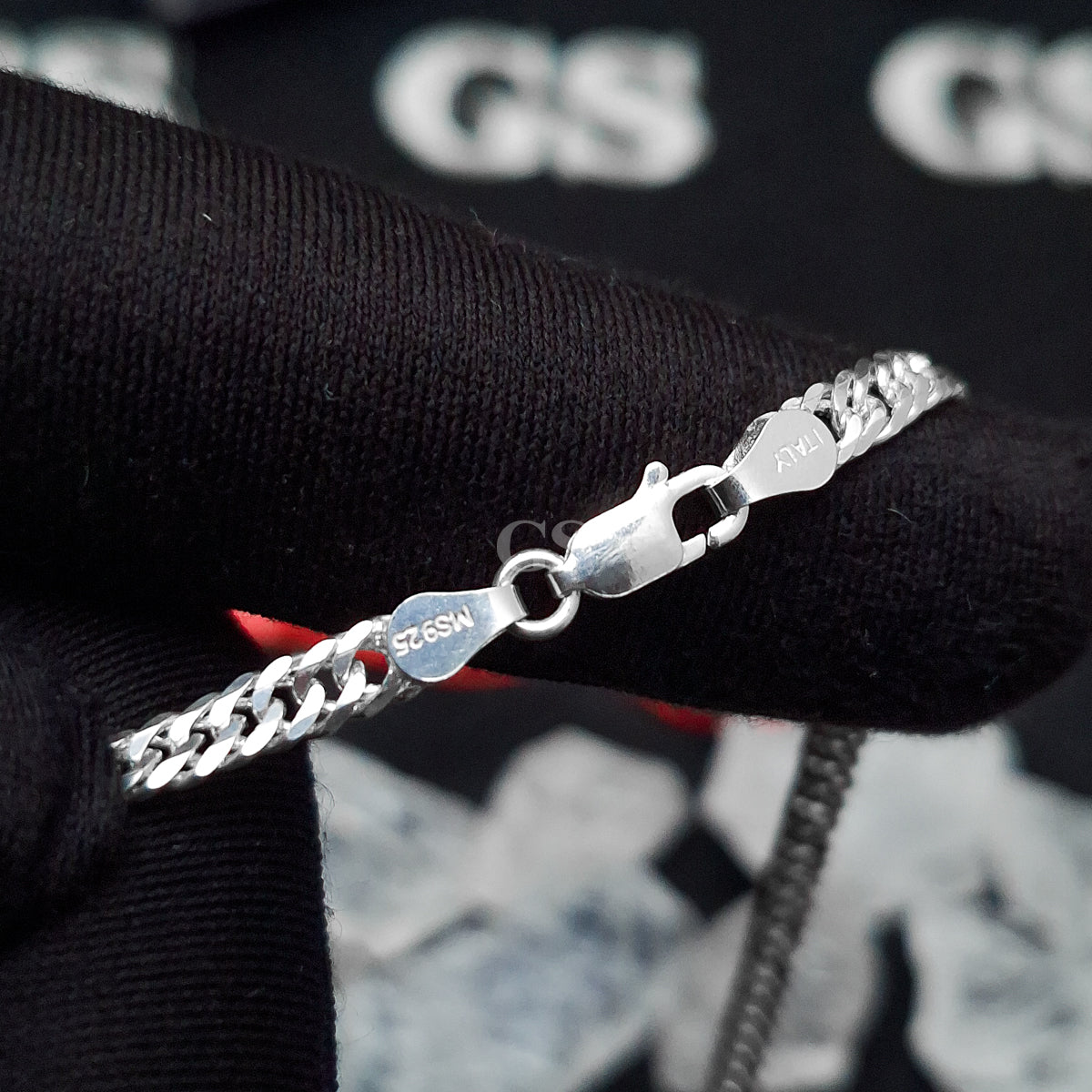 Silver 4mm Cuban Necklace