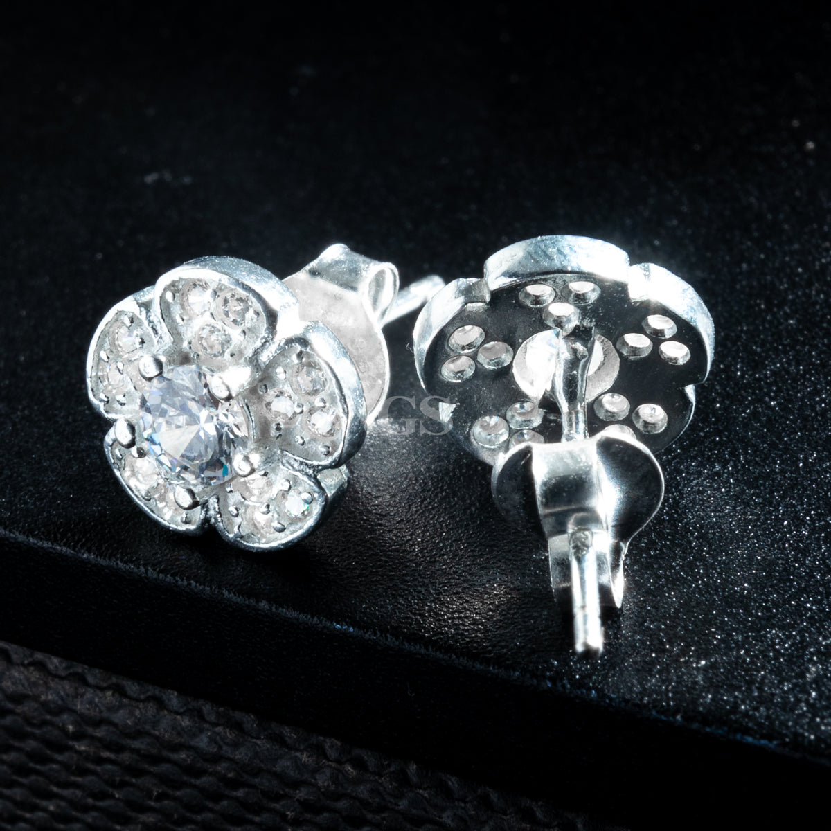 Silver Bloom Stud