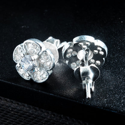 Silver Bloom Stud