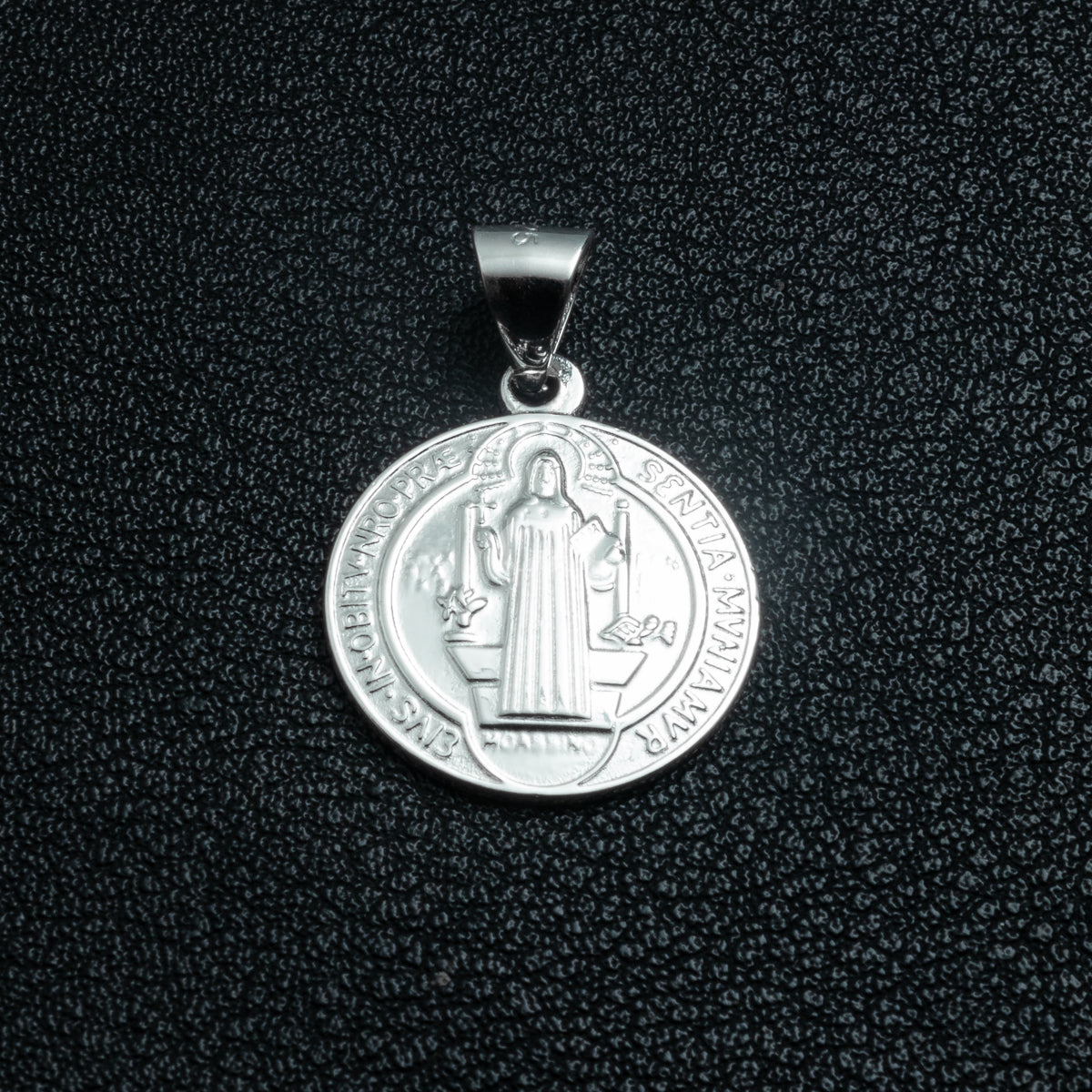Silver St. Benedict Necklace Set