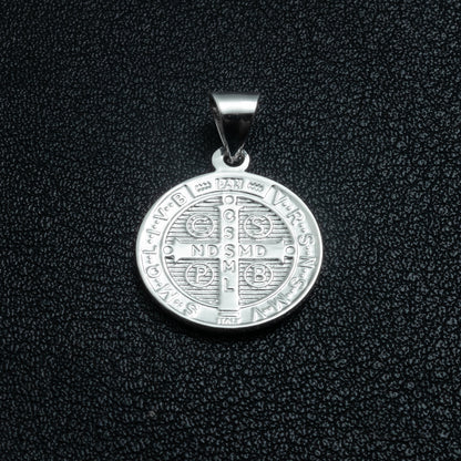 Silver St. Benedict Necklace Set