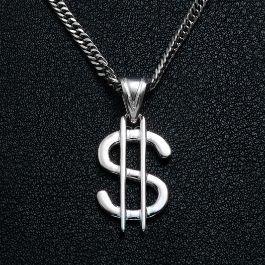 Silver Dolla' Necklace Set
