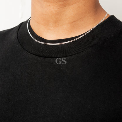Silver 2mm Curb Necklace