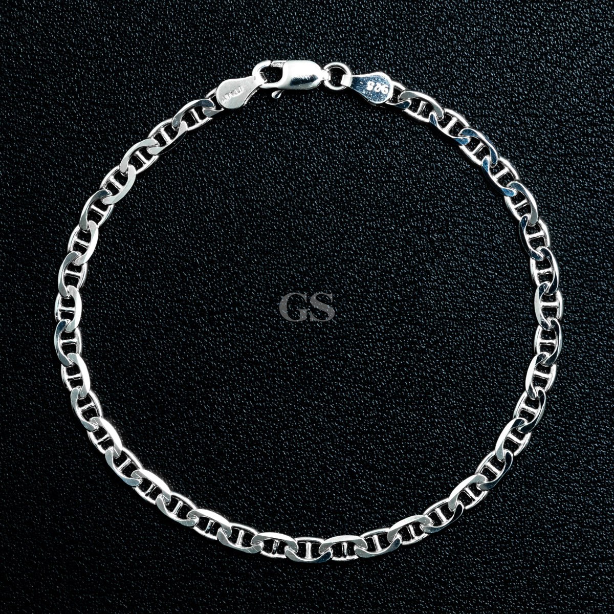 Silver Small Mariner Bracelet