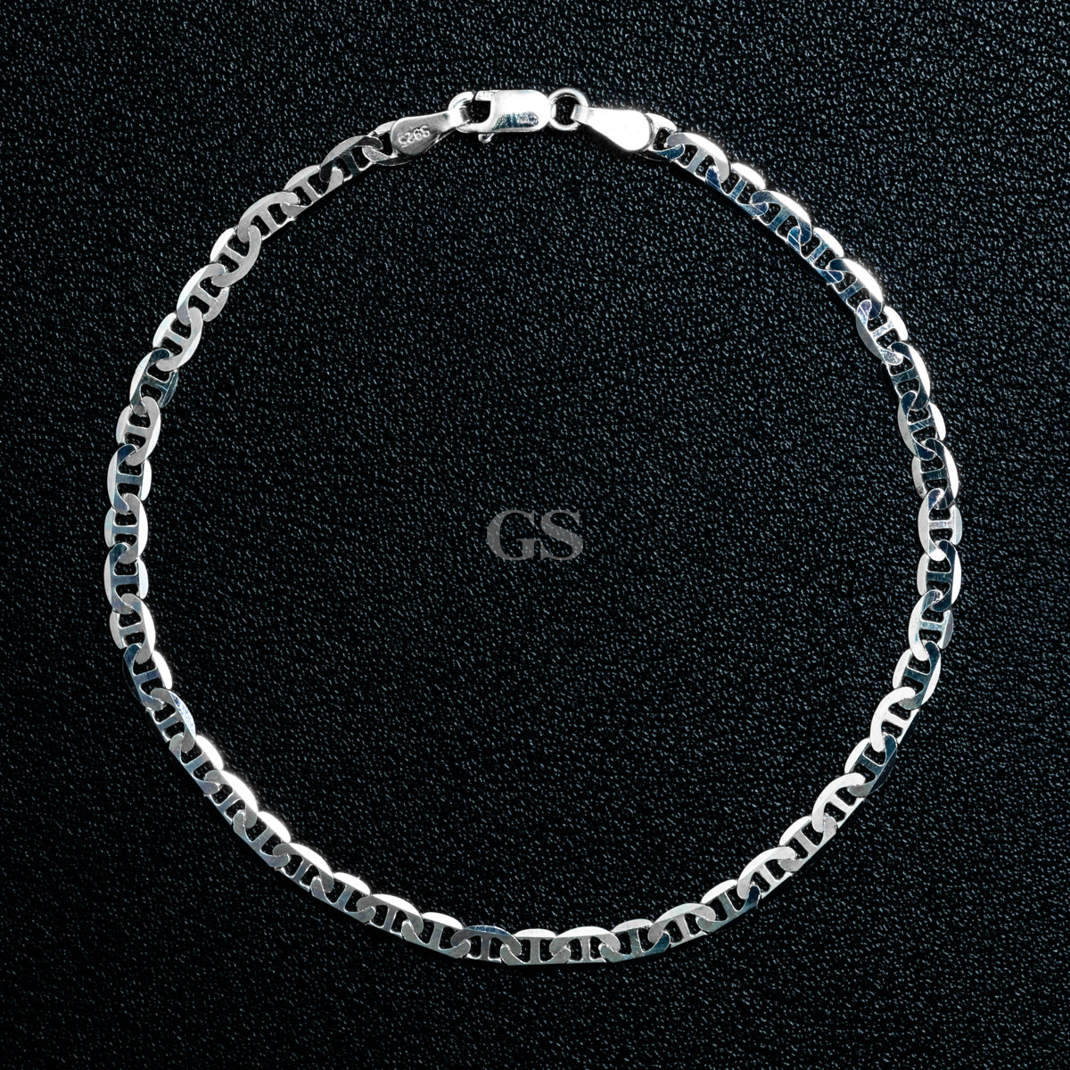 Silver Small Mariner Bracelet