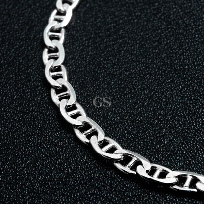 Silver Small Mariner Bracelet