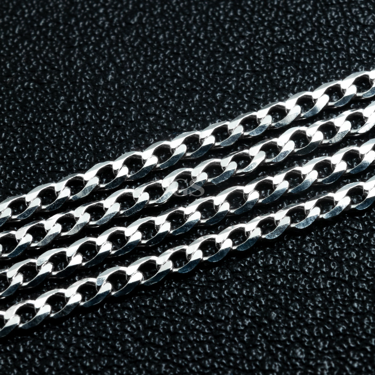 Silver 2mm Curb Necklace
