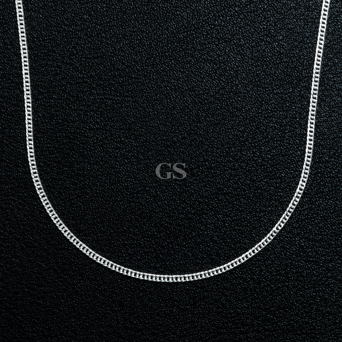 Silver 1mm Cuban Necklace