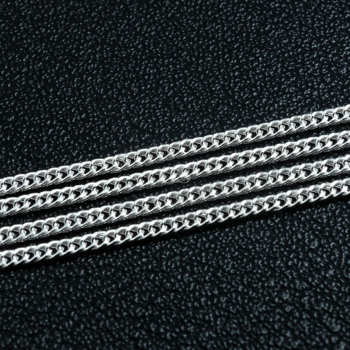Silver 1mm Cuban Necklace