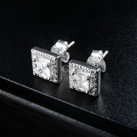 Silver Diamond II Stud