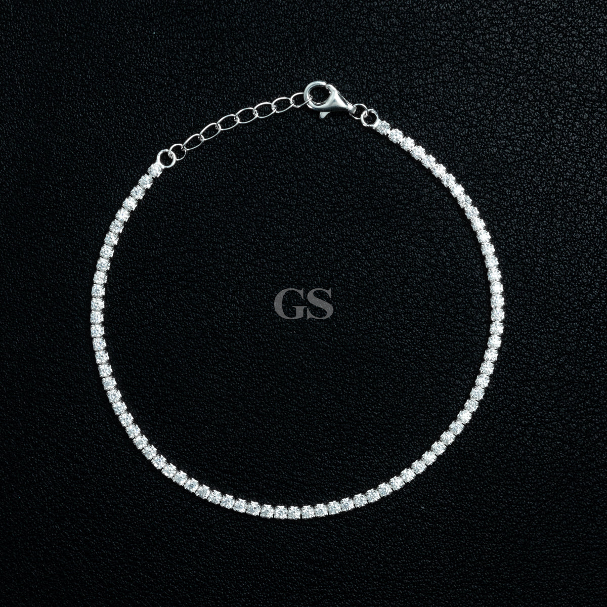 Silver Single Tennis Bracelet