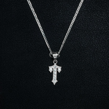 Silver Trapstar Necklace Set