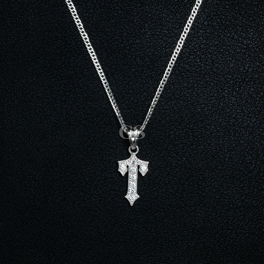 Silver Trapstar Necklace Set
