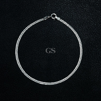 Silver 2mm Cuban Bracelet