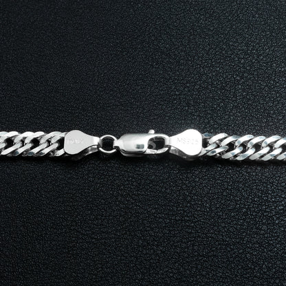 Silver 6mm Cuban Necklace