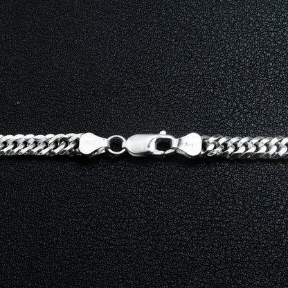 Silver 8mm Cuban Necklace