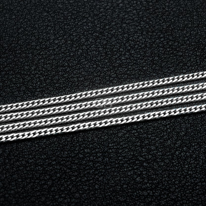 Silver 2mm Cuban Necklace