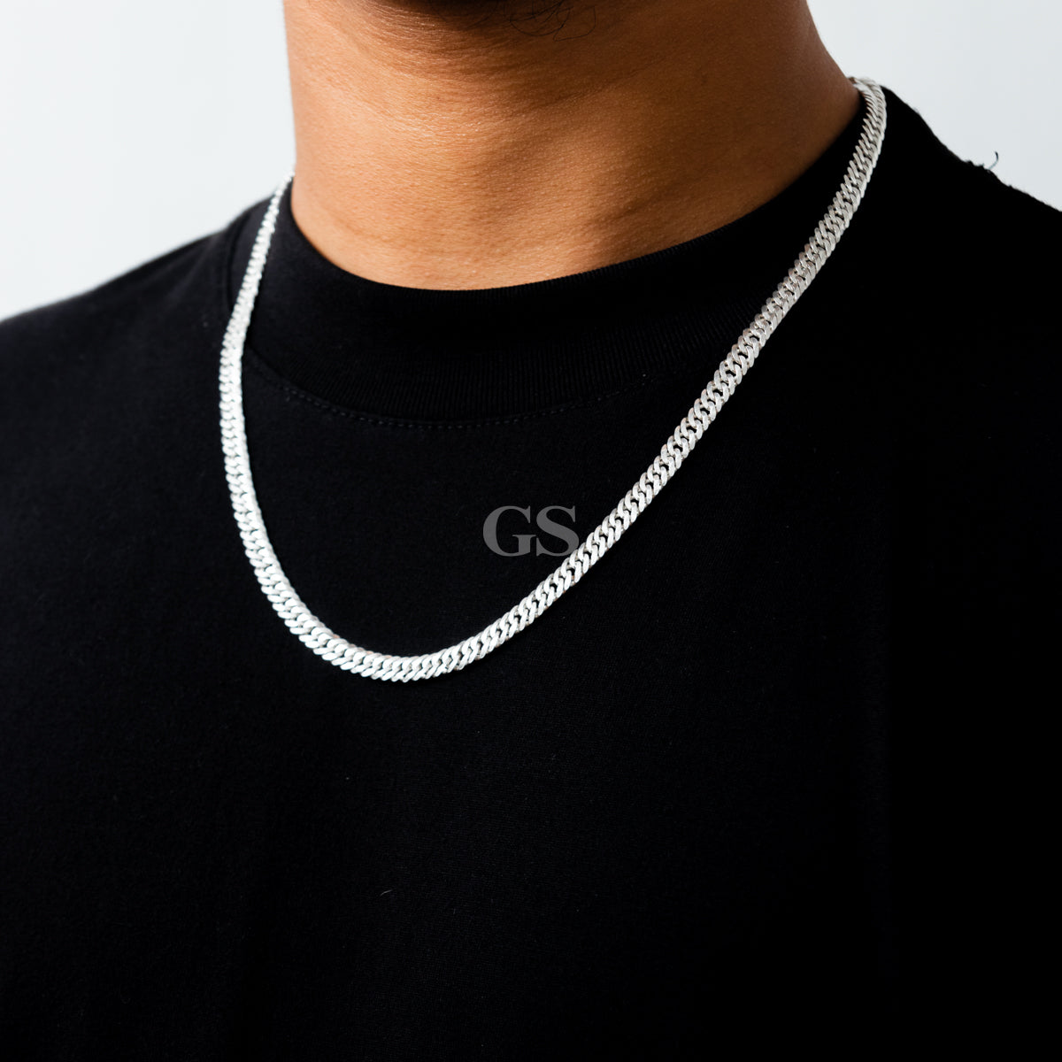 Silver 6mm Cuban Necklace