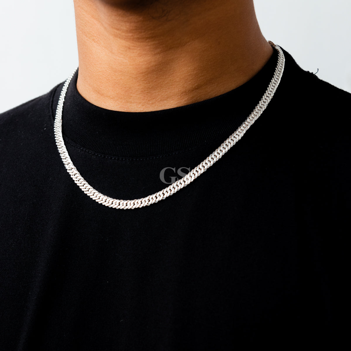 Silver 6mm Cuban Necklace