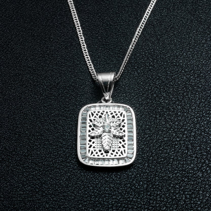 Silver Blue Dream Necklace Set