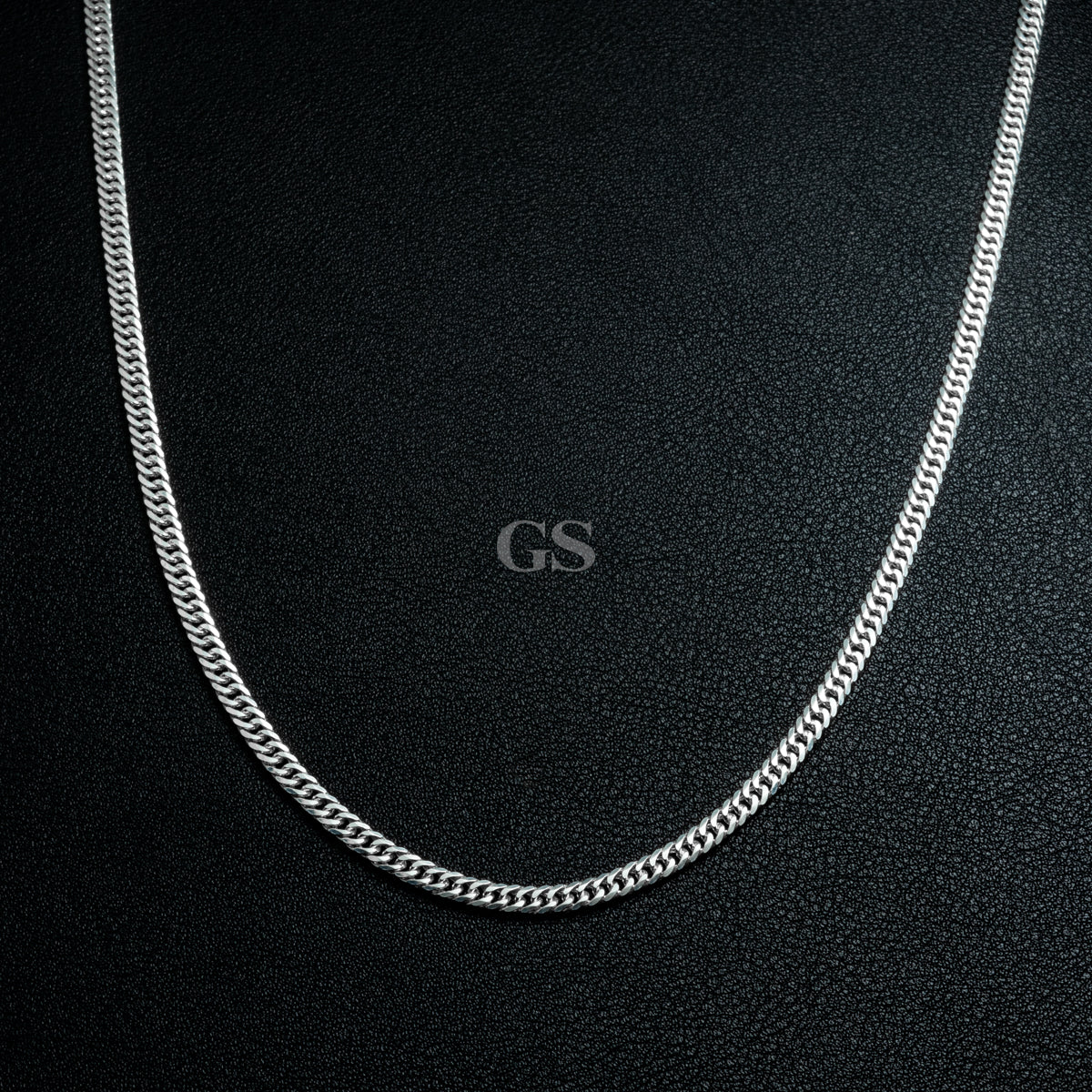 Silver 4mm Cuban Necklace