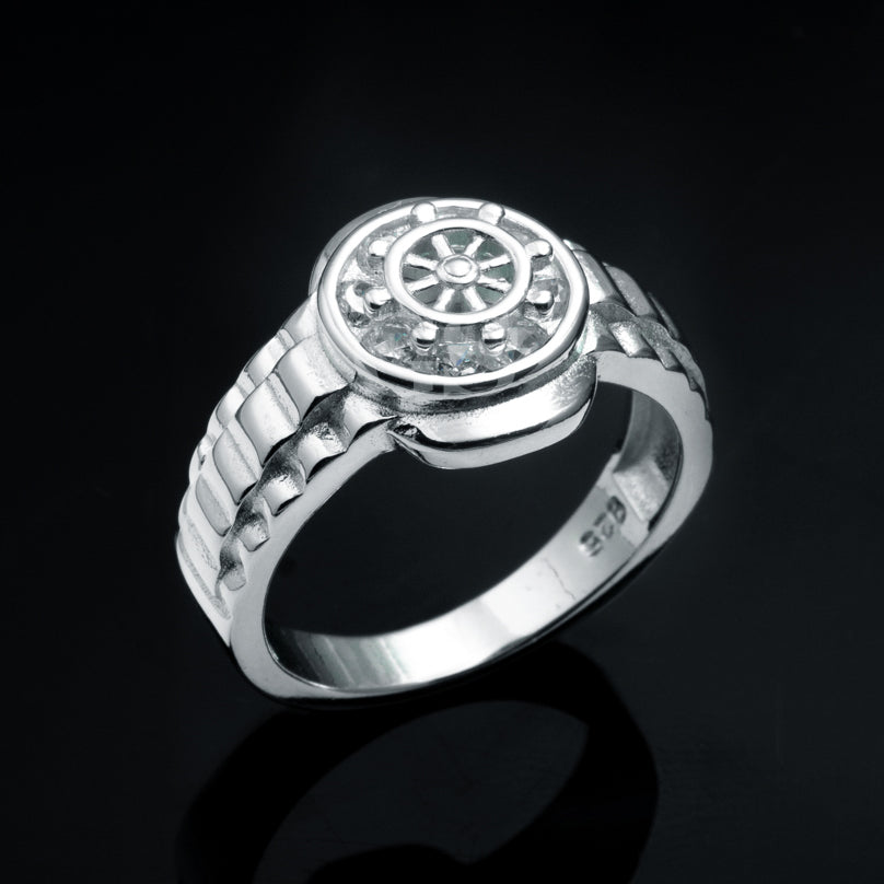 Silver Sailor Presidential Ring