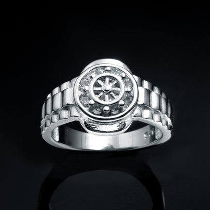 Silver Sailor Presidential Ring