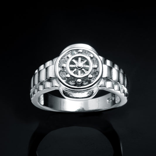 Silver Sailor Presidential Ring