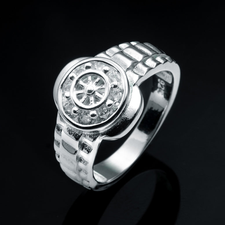 Silver Sailor Presidential Ring