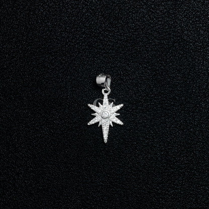 Silver Northstar Necklace Set