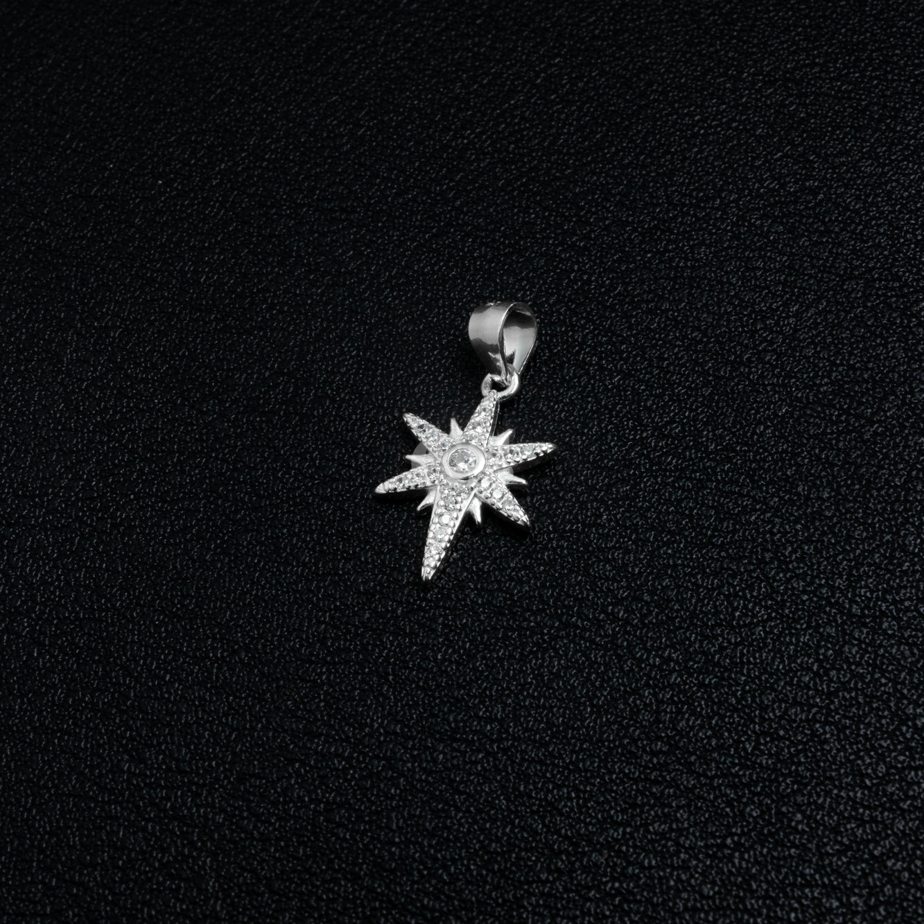 Silver Northstar Necklace Set
