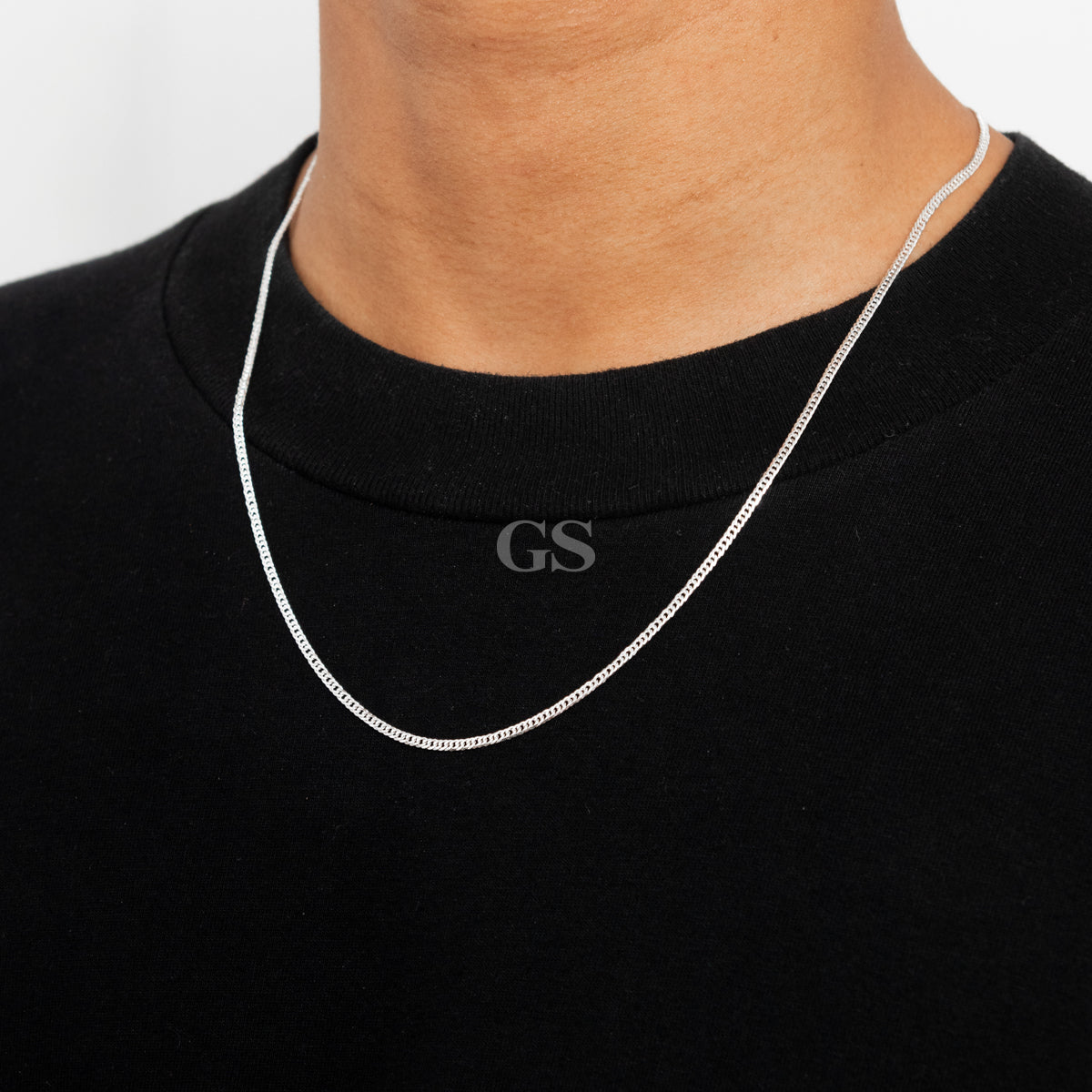 Silver 2mm Cuban Necklace