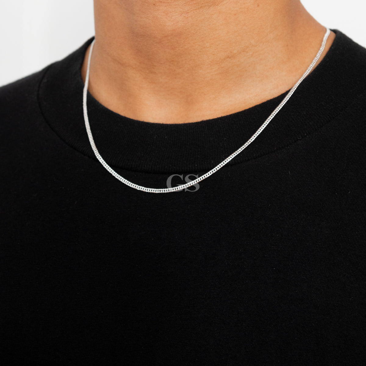 Silver 2mm Cuban Necklace